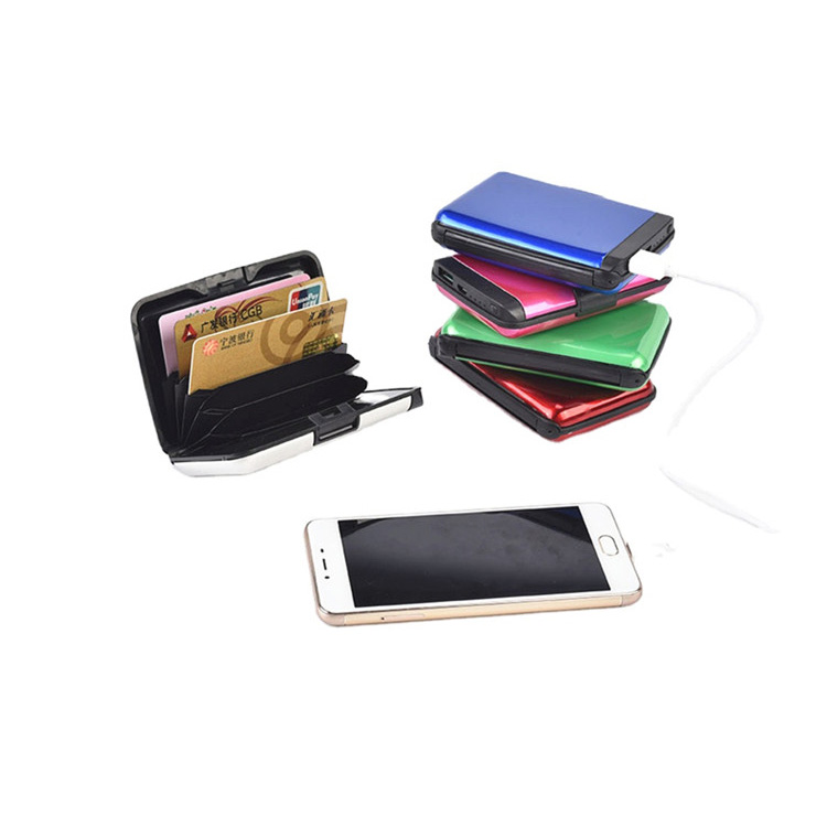 Aluminium Power Bank Card Holder Hnab